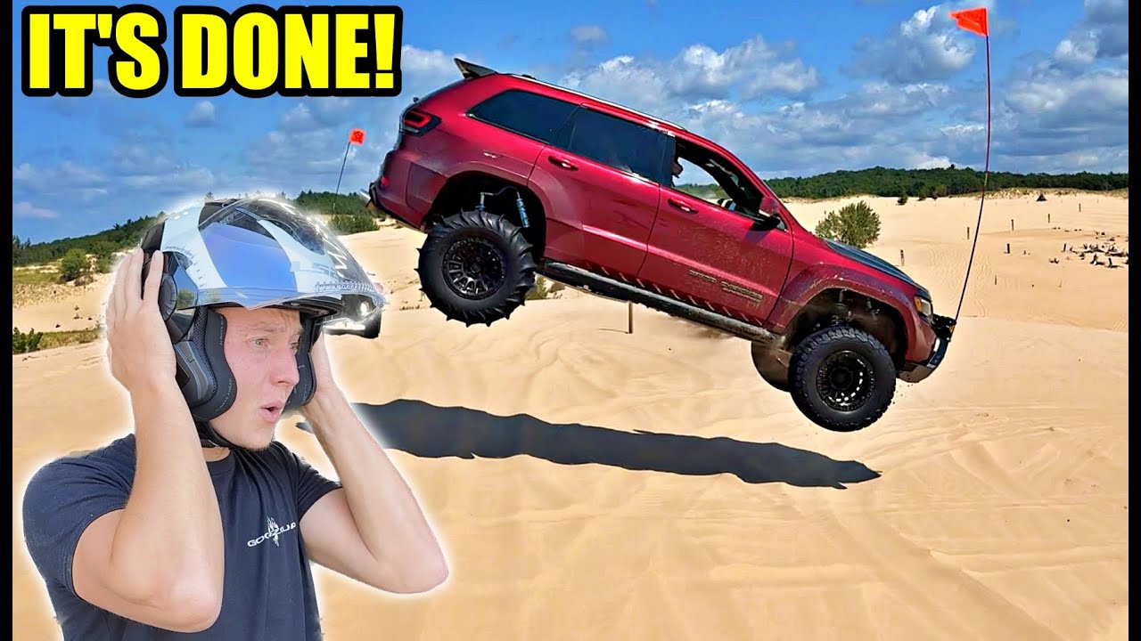 1000HP Jeep Trackhawk VS. Sand Dunes!!!