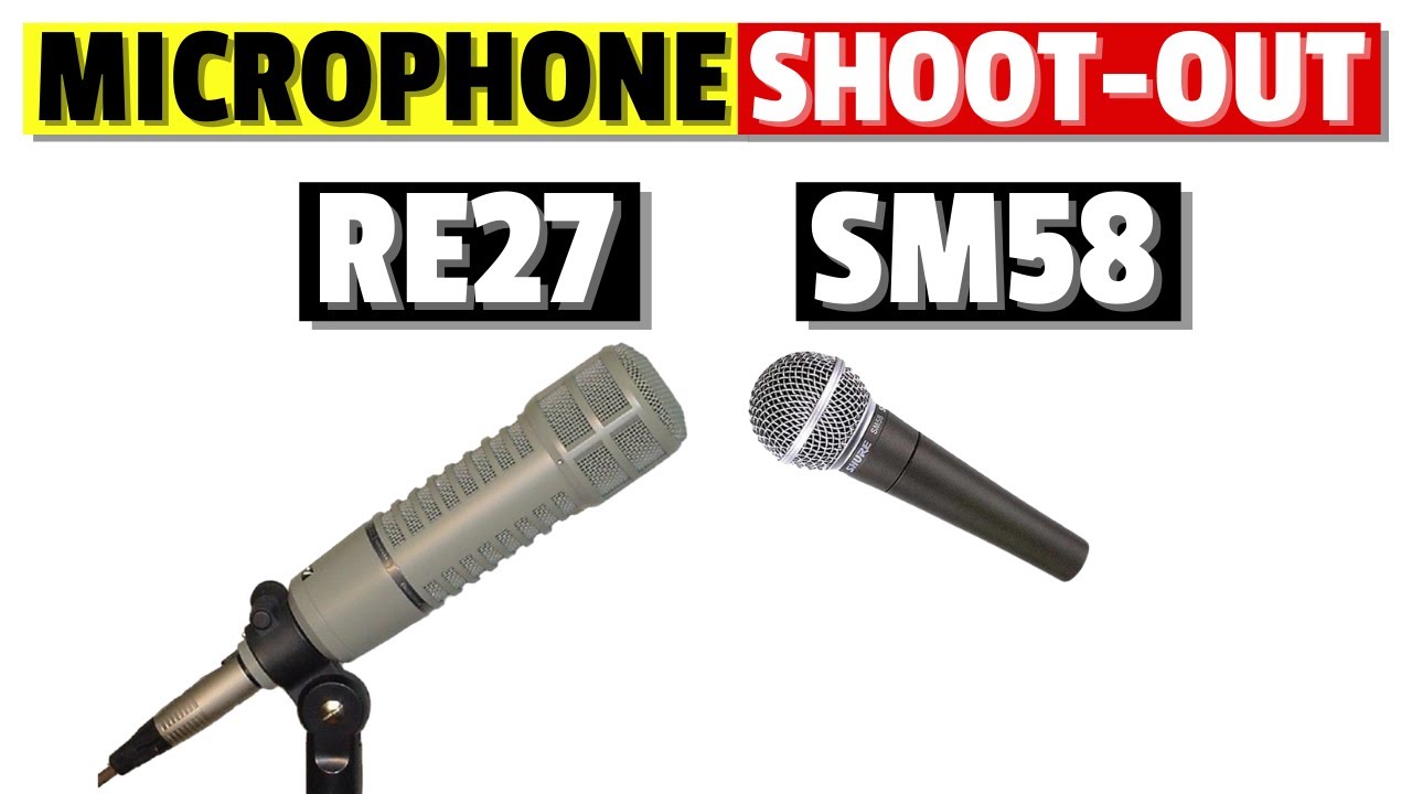 Microphones: RE20 vs SM58 vs SM57 vs K8 Review