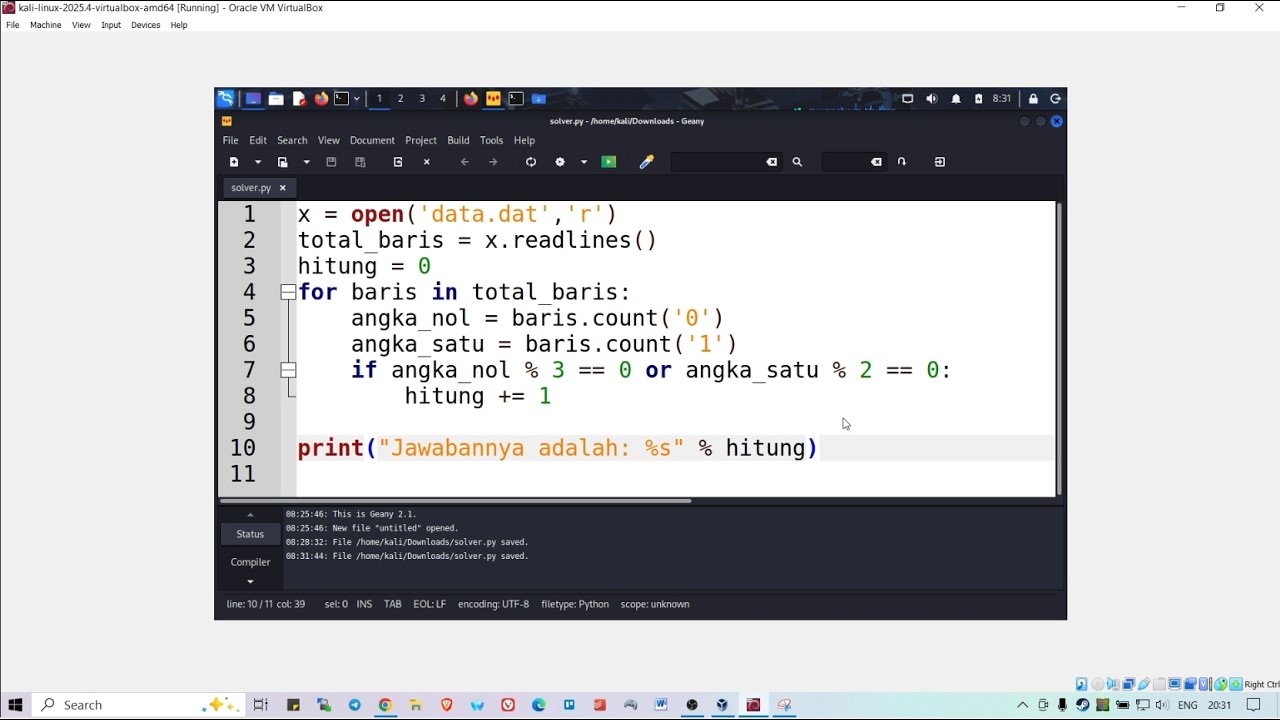 WriteUp No3 Simple Programming CTF LKS Cyber Security Tingkat Kota