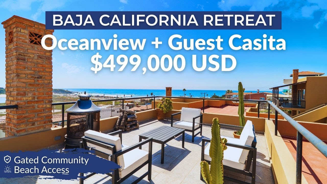 Oceanview Home for sale in Ensenada | Guest Casita + Beach Access | Baja California Retreat