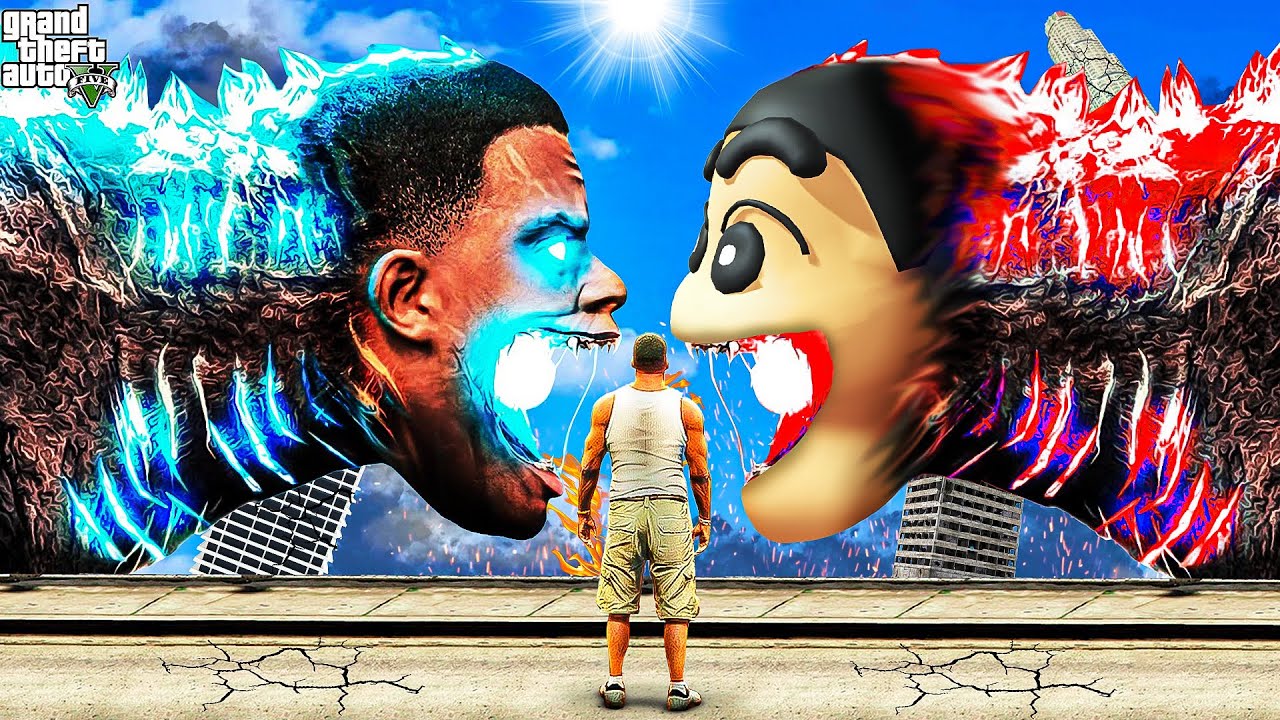 FRANKLIN VS SHINZILLA In GTA 5