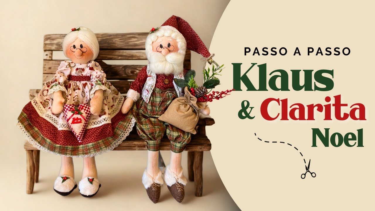 Klaus e Clarita Noel – Faça e Venda Muito com Esse Casal Natalino!