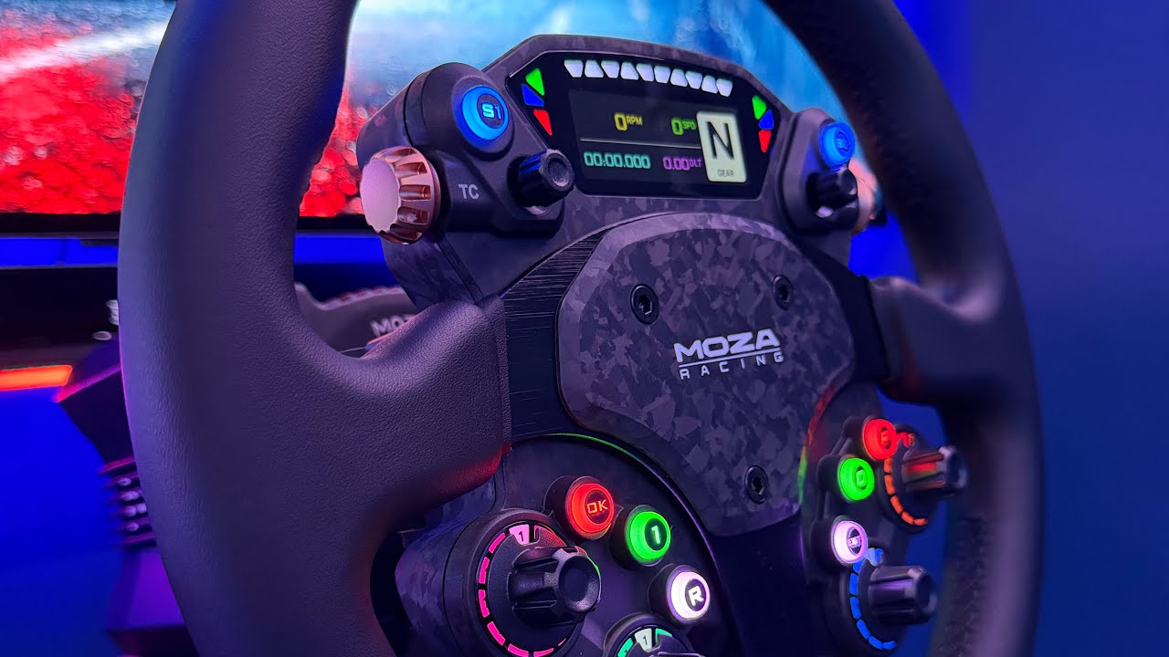 The Moza CS PRO, want a wheel that can do it all ? This is it 🔥 #mozaracing #cspro #simracing 