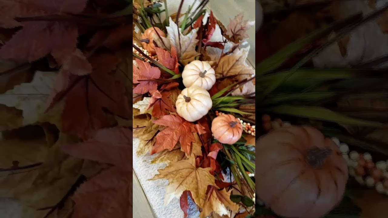 Украшение из тыквы за 5 минут | Простой декор осеннего стола | Идеи для стола на День благодарени...