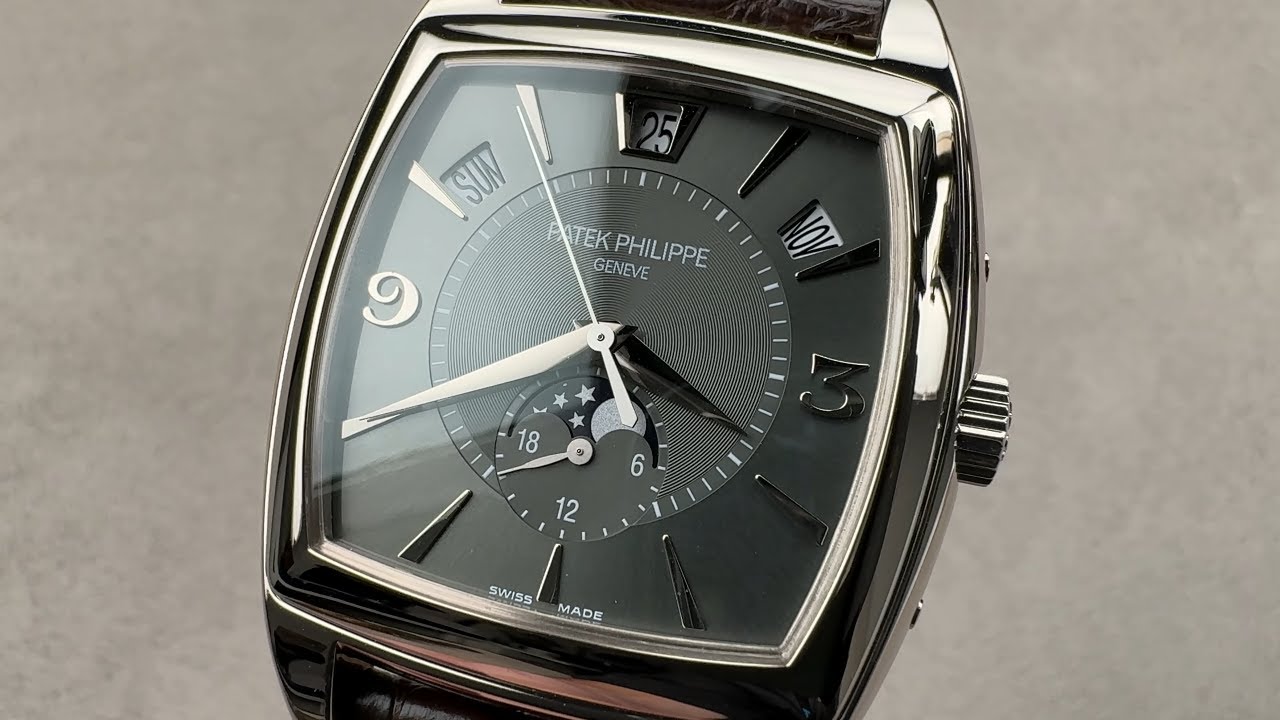 Patek Philippe 5135 Annual Calendar 5135G-010 - 38mm Cushion Case White Gold Watch Review