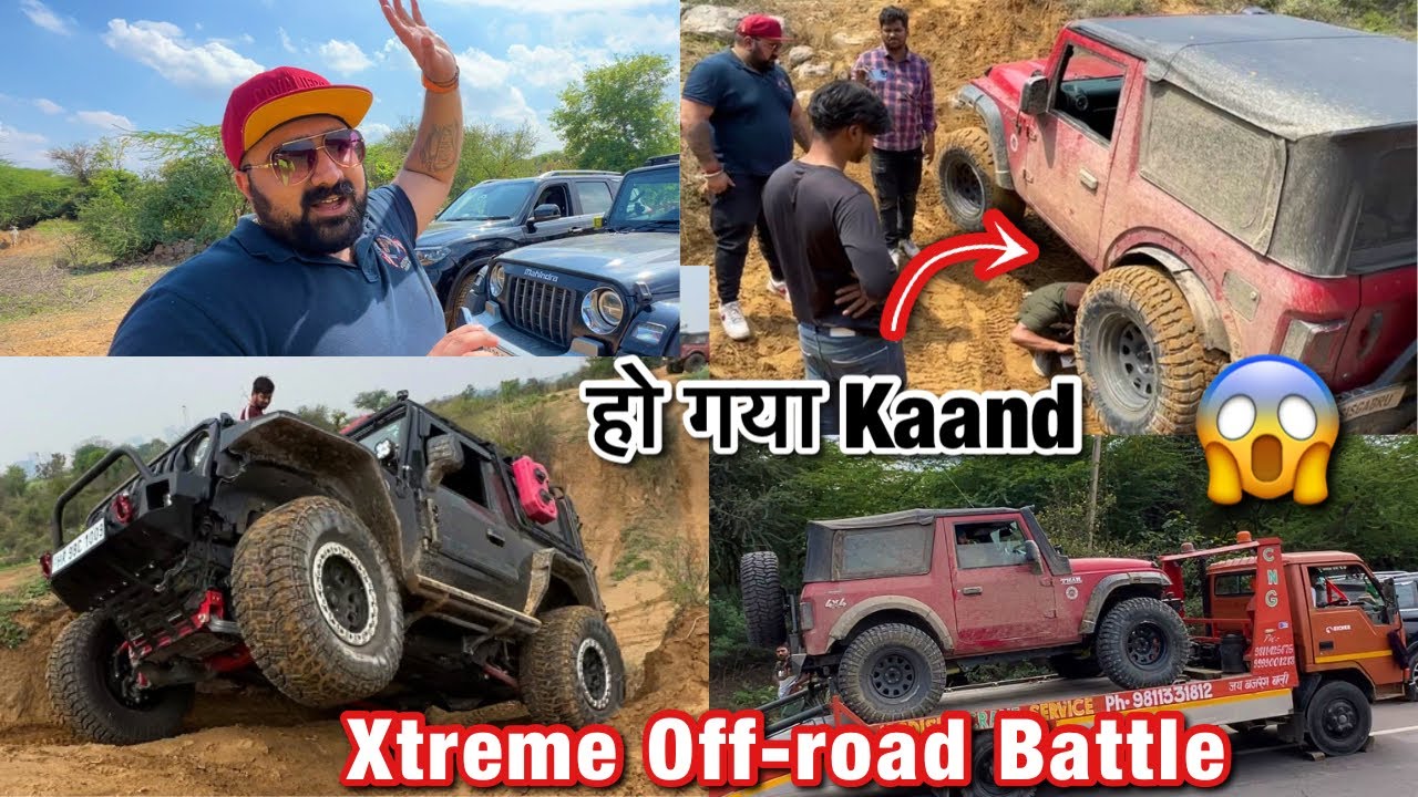 Offroad Battle of Two Monster Thars with @ASHWINSINGHTAKIAR  @imabhishekkaushik @Thisisgabru