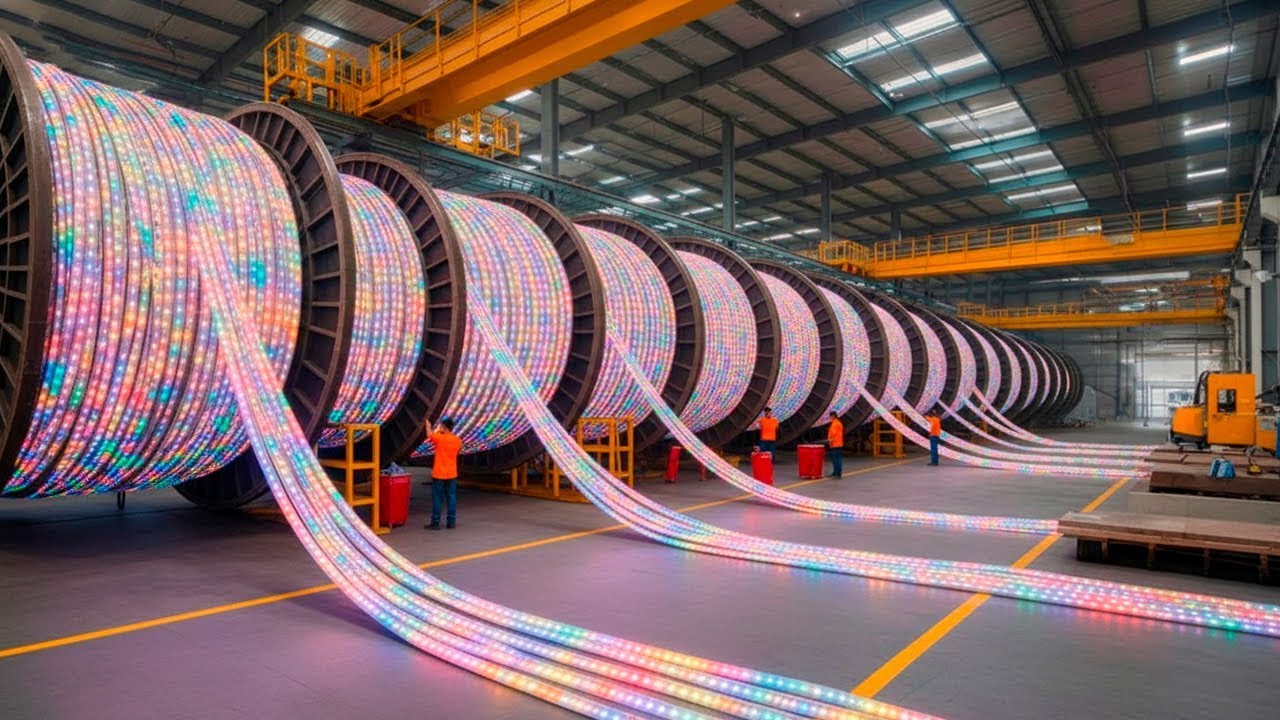 Come Vengono Prodotti 15 MILIARDI di LED Ogni Anno in FABBRICHE GIGANTI