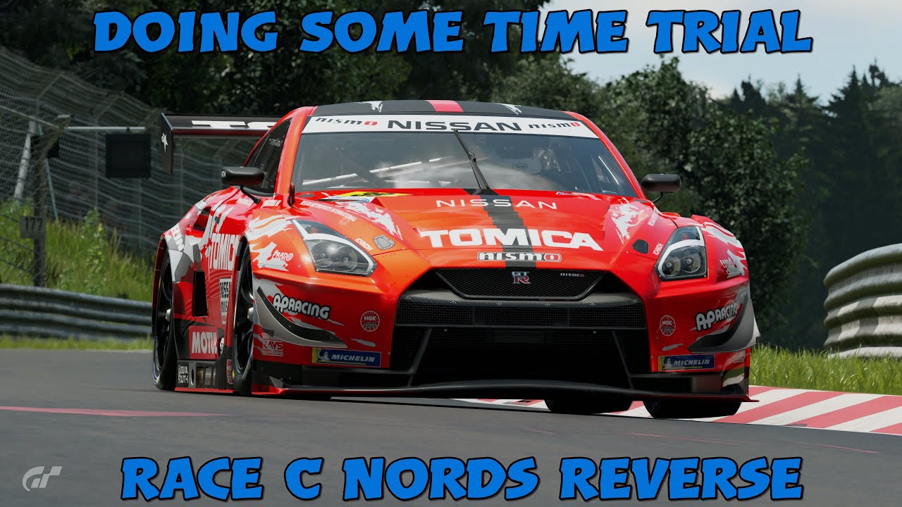 LIVE - Time Trial Session - Trying To Improve On Wheel At Nordschleife Reverse - Gran Turismo 7