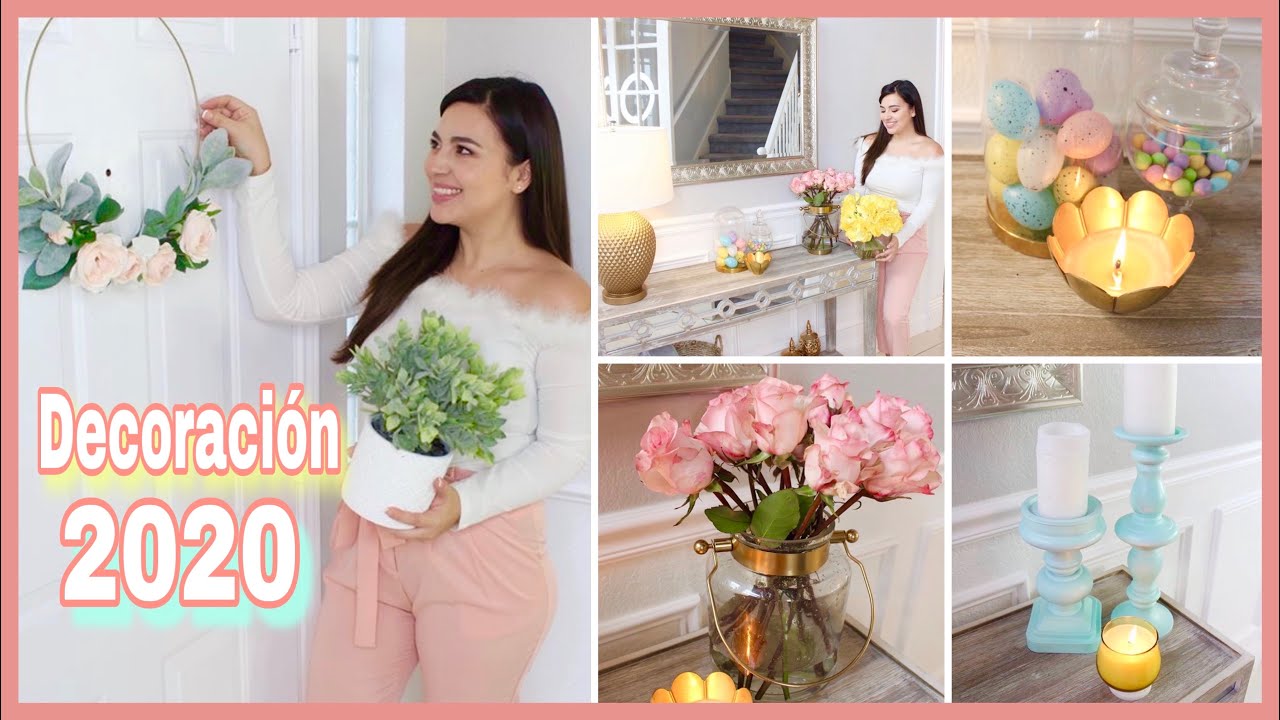 DECORACI&Oacute;N 2020 🌸 ENTRADA DE TU CASA CON POCO $