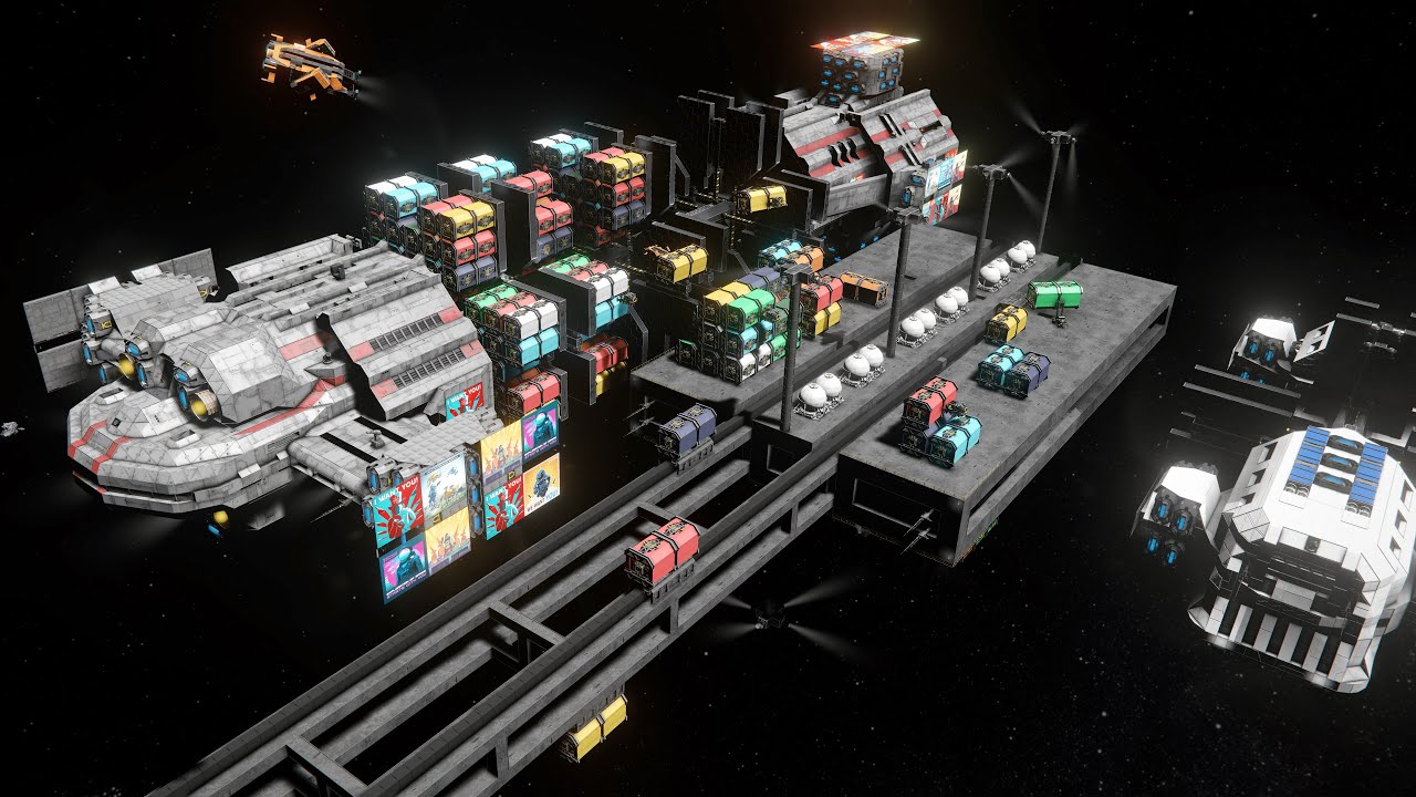 Space Engineers | HULL F Super Hauler Workshop Release Video
