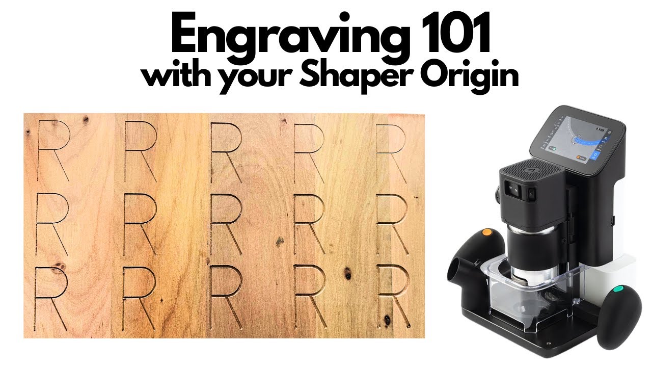 Engraving 101 - How to calculate the cut width when engraving with the Shaper Origin