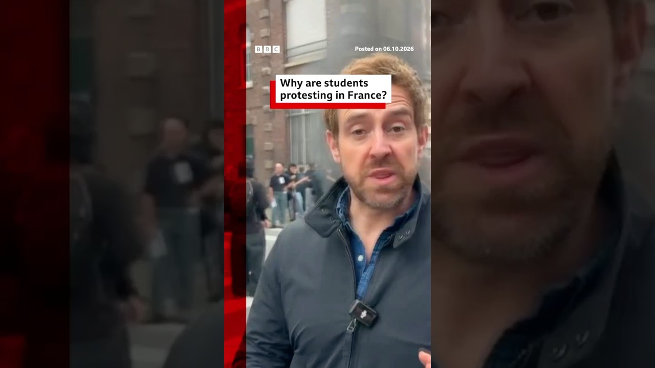 Why are students in France protesting? #France #BBCNews