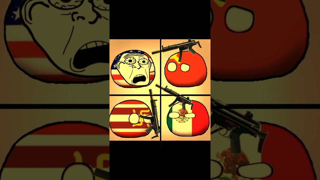 USA USSR Germany  Mexico Relations #countryballs #germany #mexico
