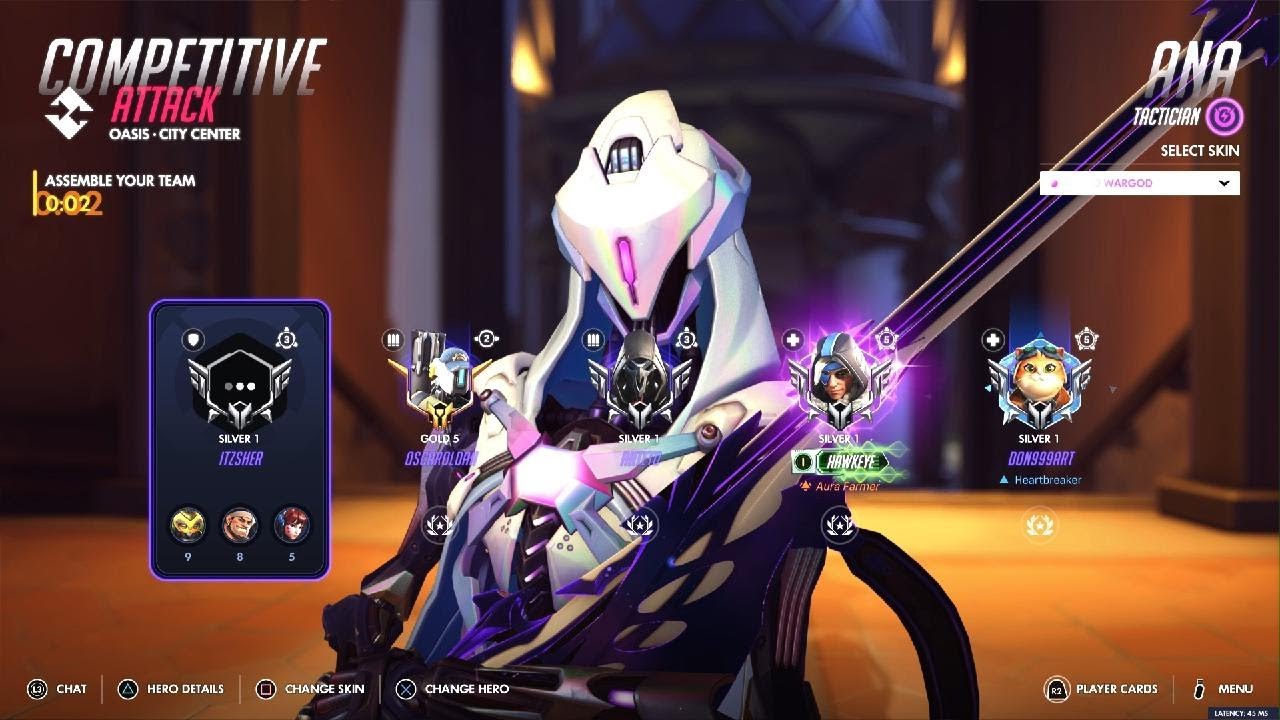 Overwatch | Season 1 | Ranked Oasis Control | Ana Gameplay