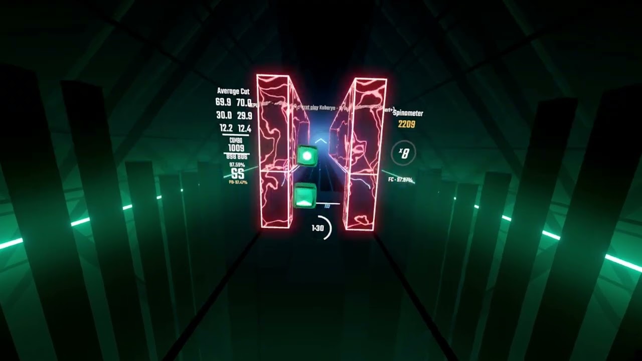 This is What Peak Ranked in Beat Saber looks like (600pp play Compilation)