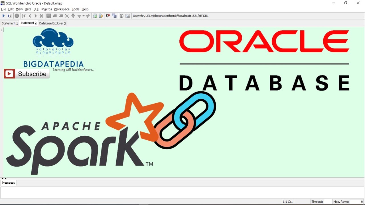 Чтение данных из базы данных Oracle с помощью Apache Spark на английском языке.