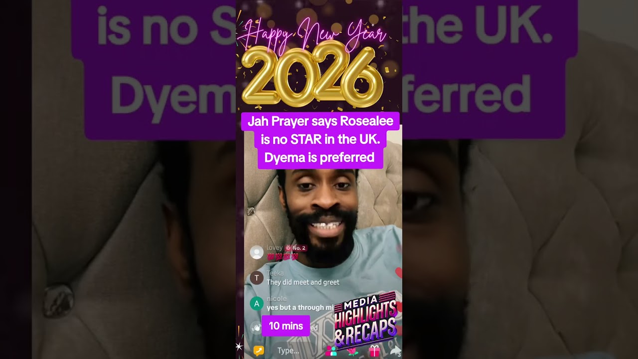 Jah Prayer says Rosealee is no STAR in the UK. Dyema is preferred. 