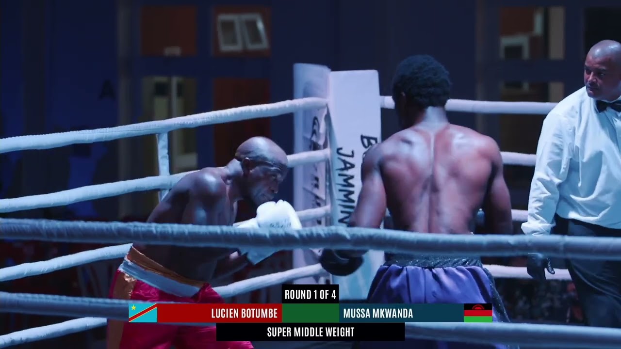 BOXING&JAMMIN III Full Match Replay | Lucien Botumbe (RDC) vs Mussah Mkwanda(Malawi)