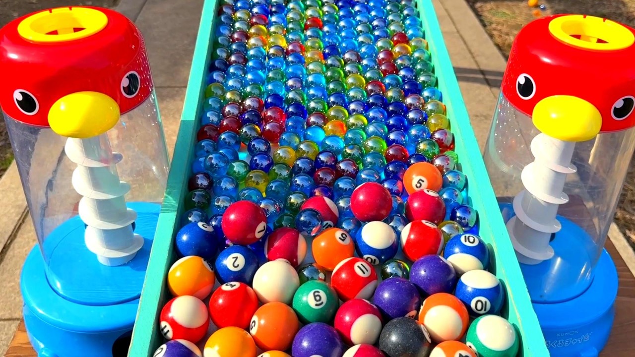 Marble Run☆Lots of marbles and billiard balls Marble Run