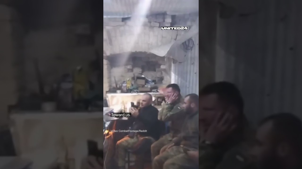 Ukrainian Soldiers Spot Russian Drone Flying Toward Them #warinukraine
