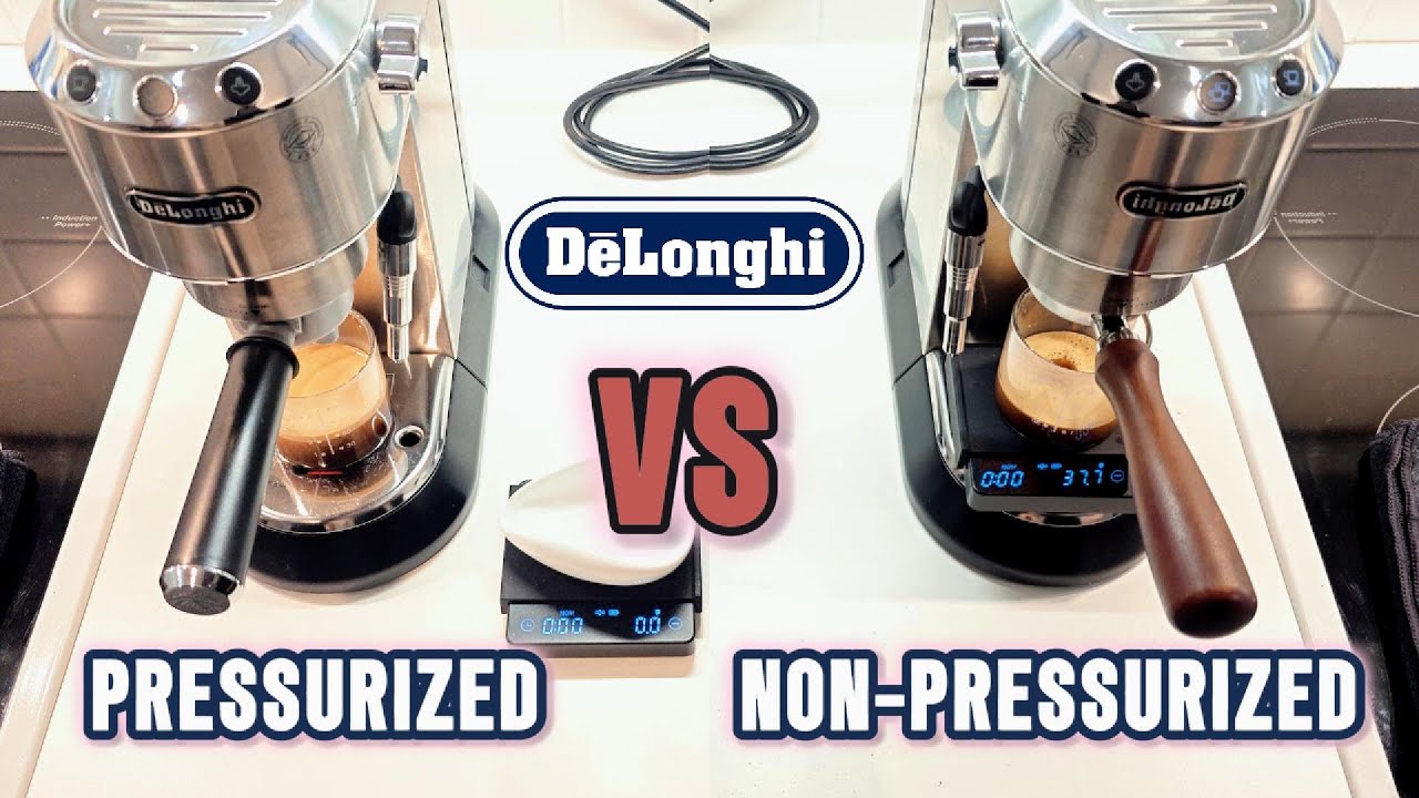 Pressurized VS Non-Pressurized Basket | Delonghi Dedica EC685