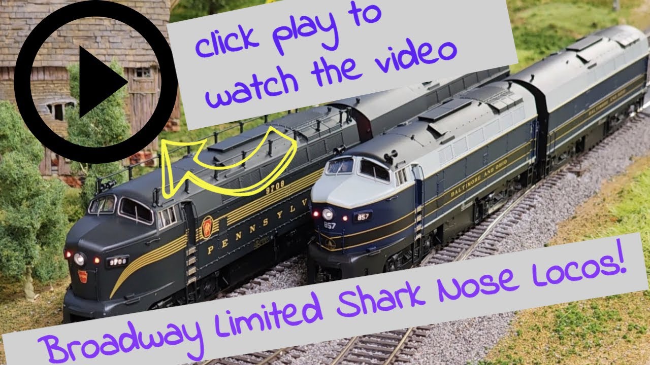 Broadway Limited HO Scale Sharknose Locomotives | DC, DCC & Paragon 4 Sound Review. BLI Diesels!