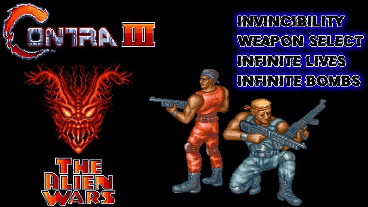 Contra 3 Cheats