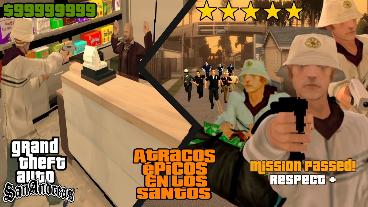 Atracos EPICOS en GTA San Andreas