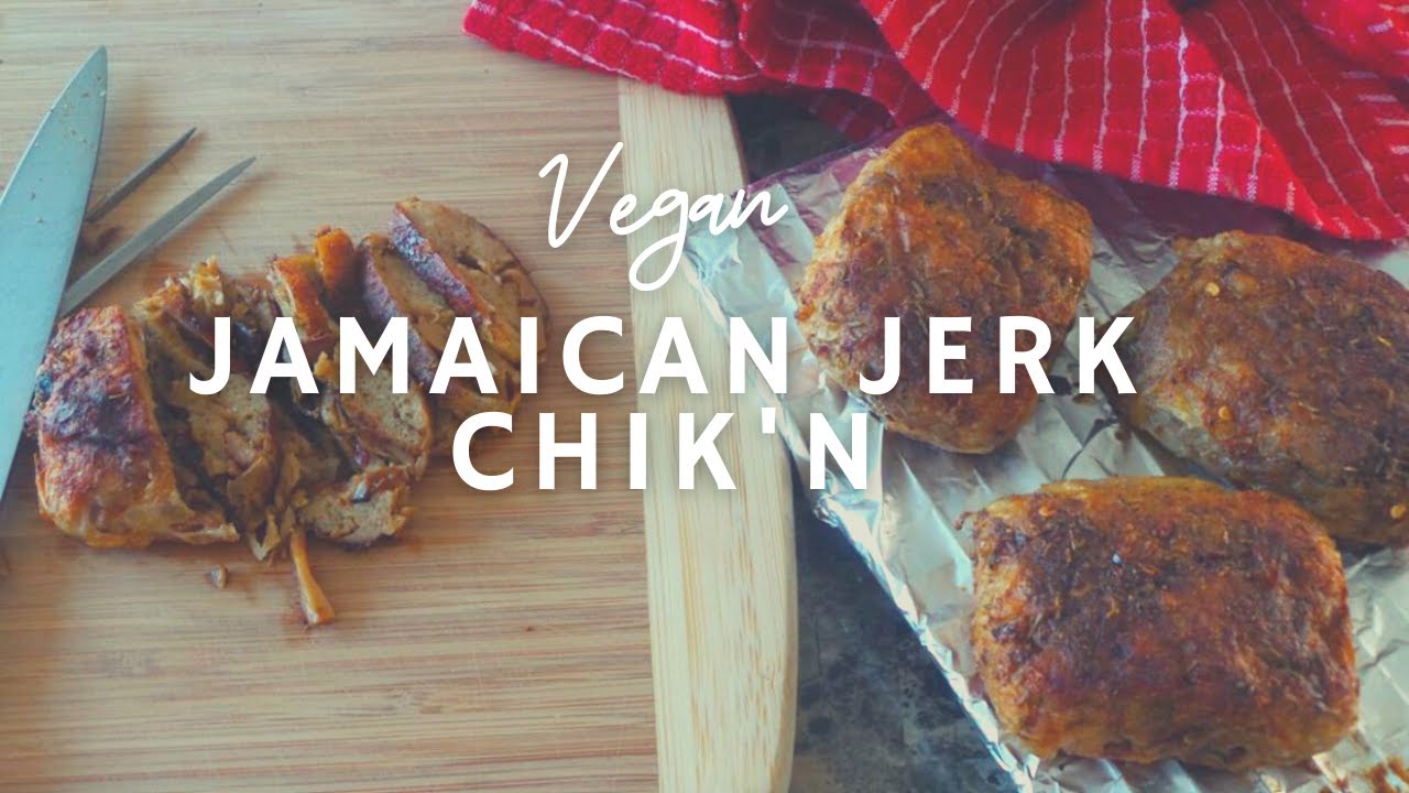 How To Make Oven Roasted Jerk Chicken*| Vegan Chicken Thighs| Black  Foodie | Korenn Rachelle