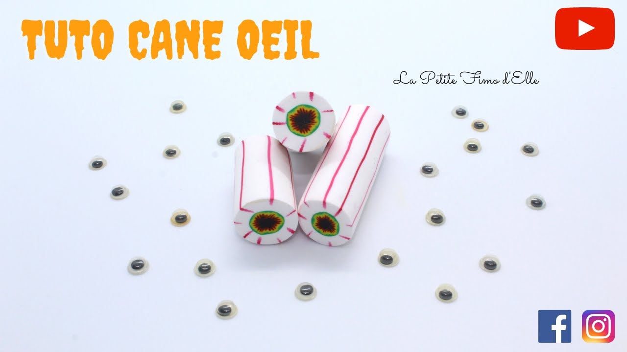 Tuto cane oeil - La Petite Fimo d'Elle