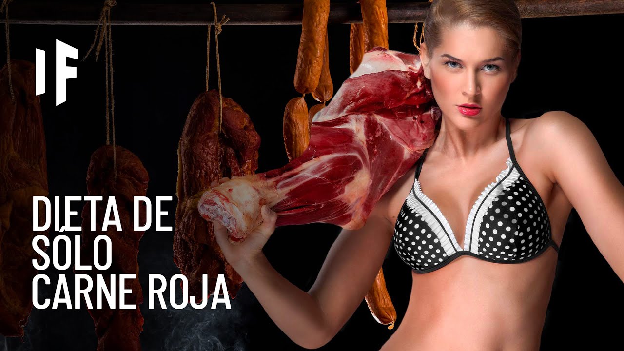 ¿Qué pasaría si sólo comieras carne roja?
