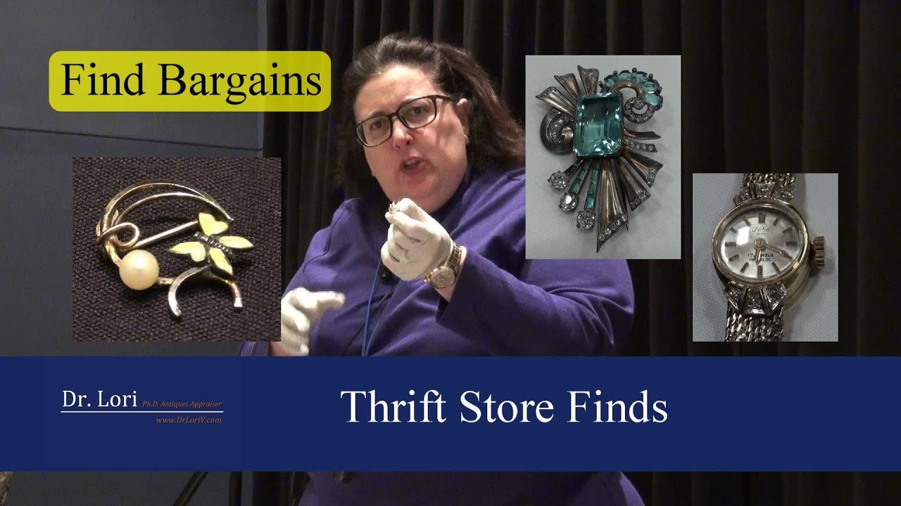 Thrift Store Finds - Silver & Gold Jewelry Bargains by Dr. Lori