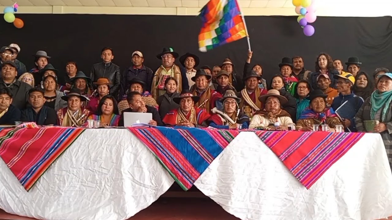 Organizaciones de La Paz dan respaldo a candidatura de Evo, Rechazan Créditos de Luis Arce