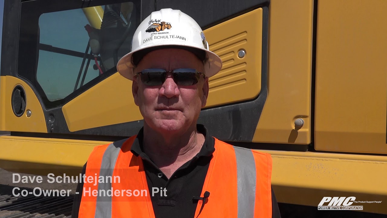 Crushing Concrete with a Komatsu PC360LC Excavator - Henderson Pit - Power Motive Corp.