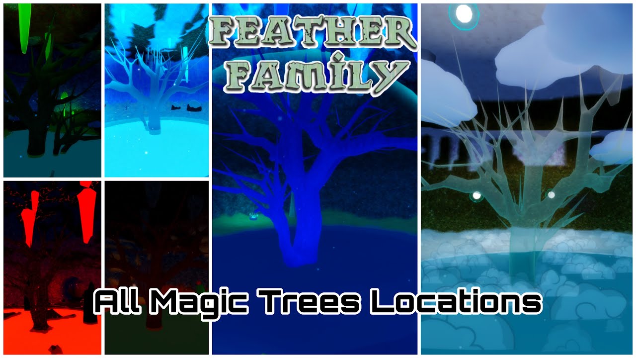 All Feather Family Magic Trees Locations￼￼