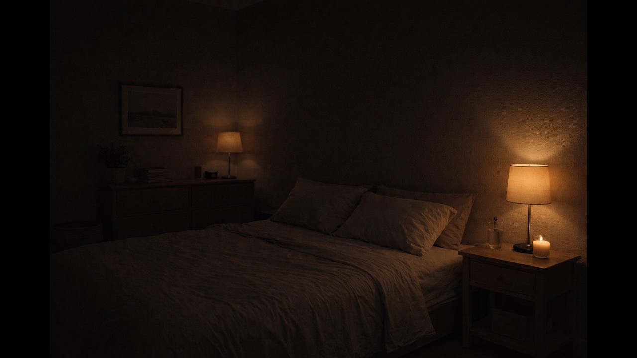 Soft Candlelight Bedroom Ambience Gentle Night Relaxation & Sleep