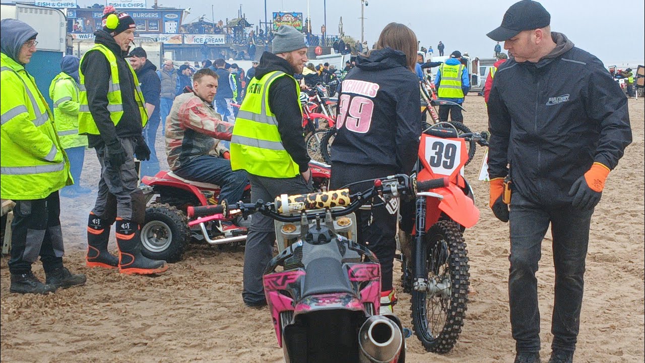 MOTORCYCLE SAND RACING/MABELETHORPE BEACH 8/3/26