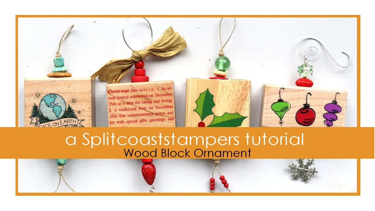 Wood Block Ornament