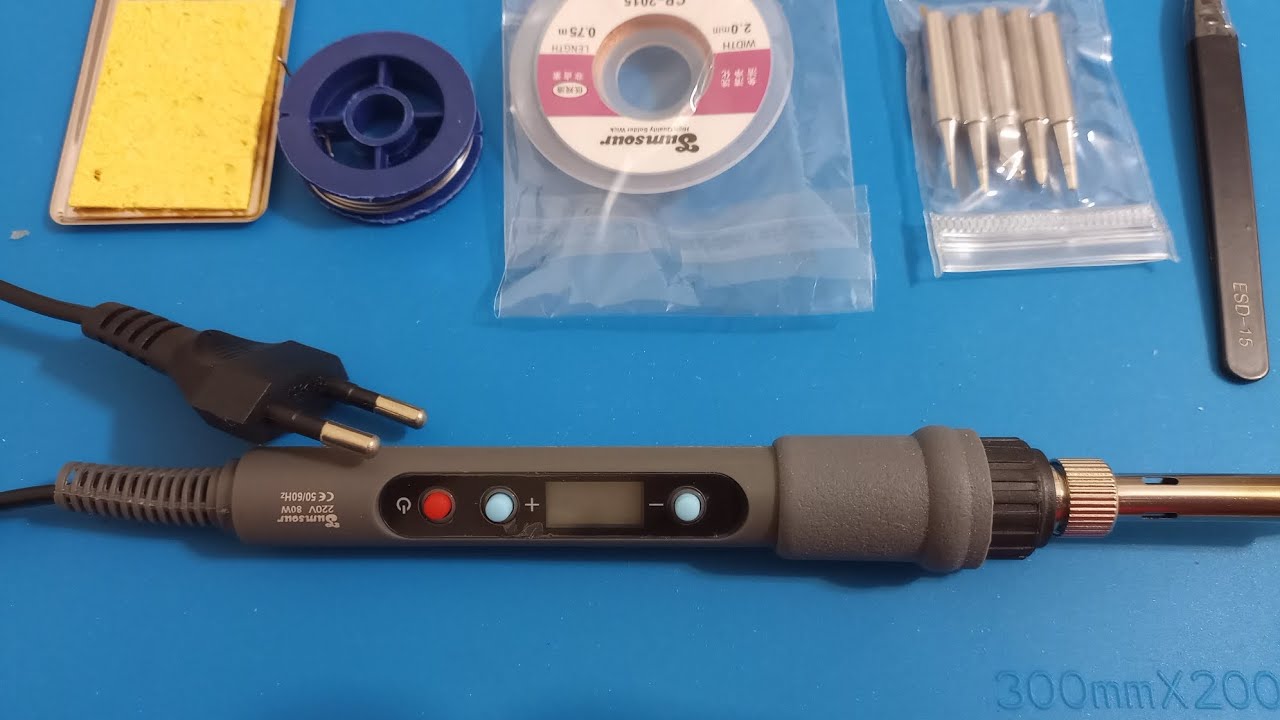 Паяльник Sumsour 80 W з AlIExpress. Огляд паяльника комплектація SET-3