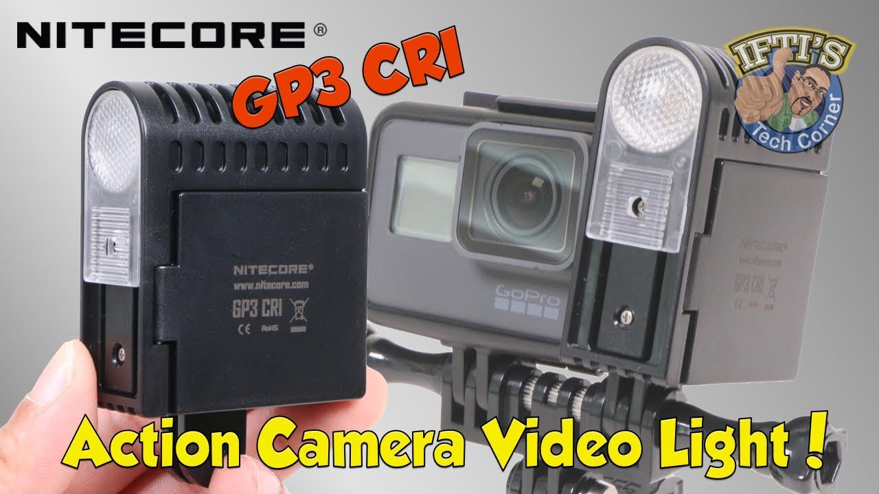 Nitecore GP3CRI - The Ultimate GoPro / Action Camera Video Light? - REVIEW