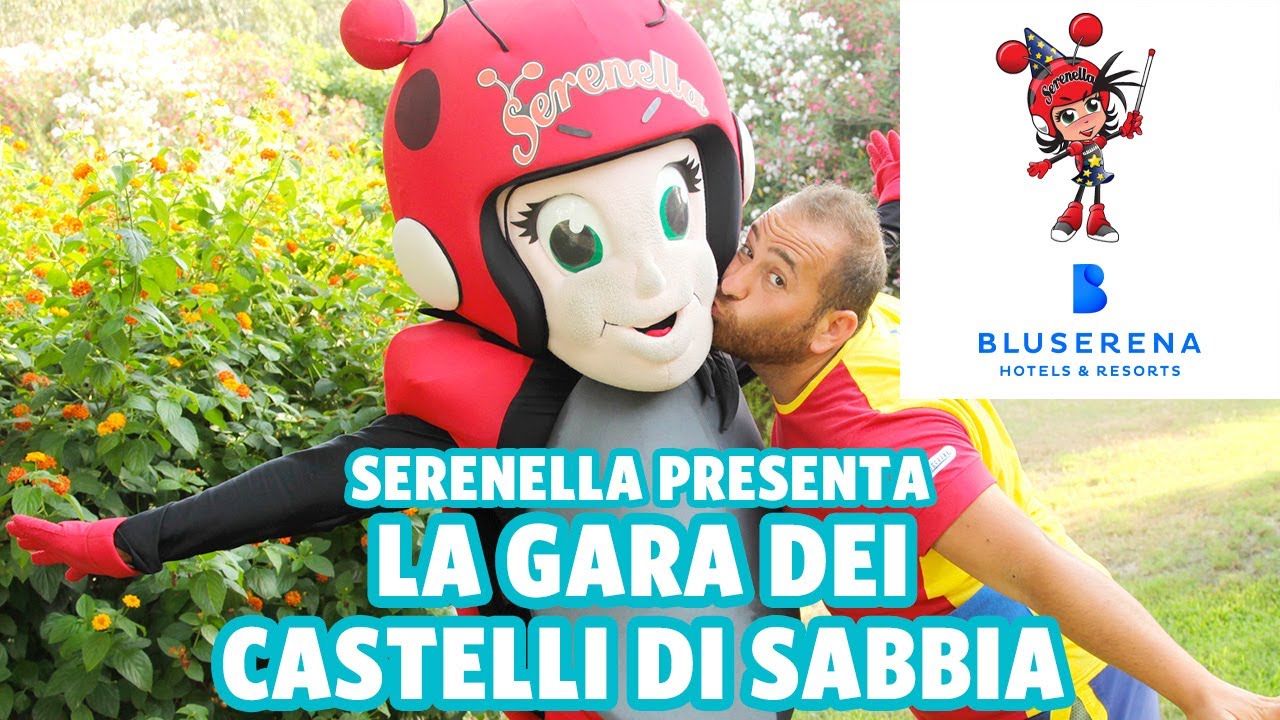La Gara dei Castelli di Sabbia - Le Storie di Serenella - Video per bambini di Bluserena