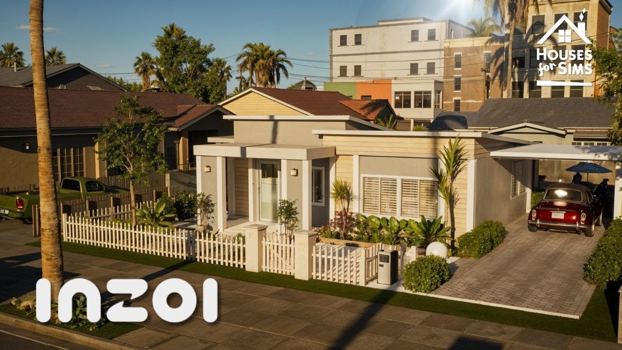 SMALL SUBURBAN HOUSE FOR A SINGLE MOM  in INZOI -  SpeedBuild