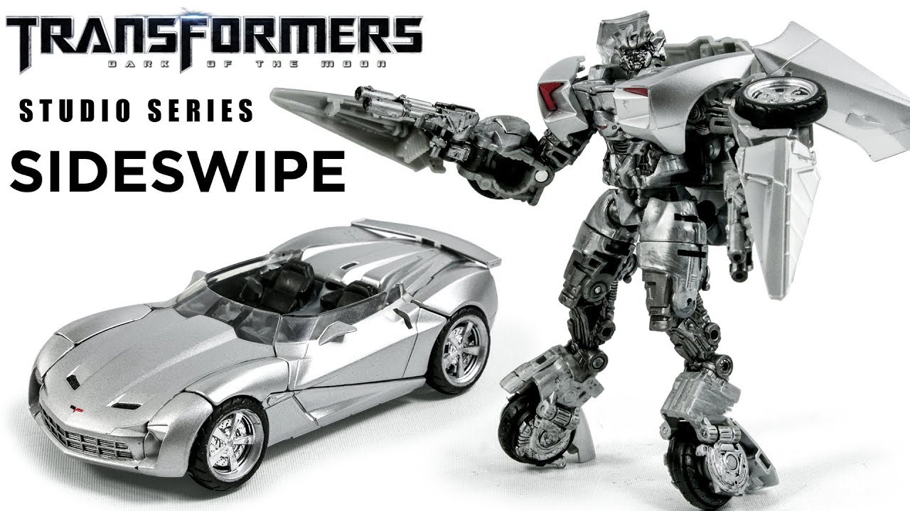 Transformers Movie Studio Series SS-29 DOTM Custom Repaint Sideswipe Car Robot Toys