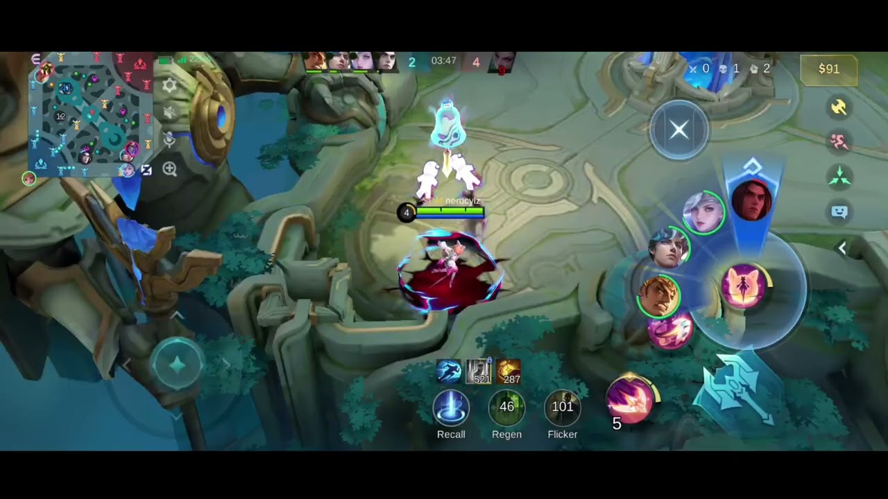 Bermain Bertim Emang Kadang2 Ke Anomali an kondisi Land Of down dimulai #mobilelegends #gameplay 