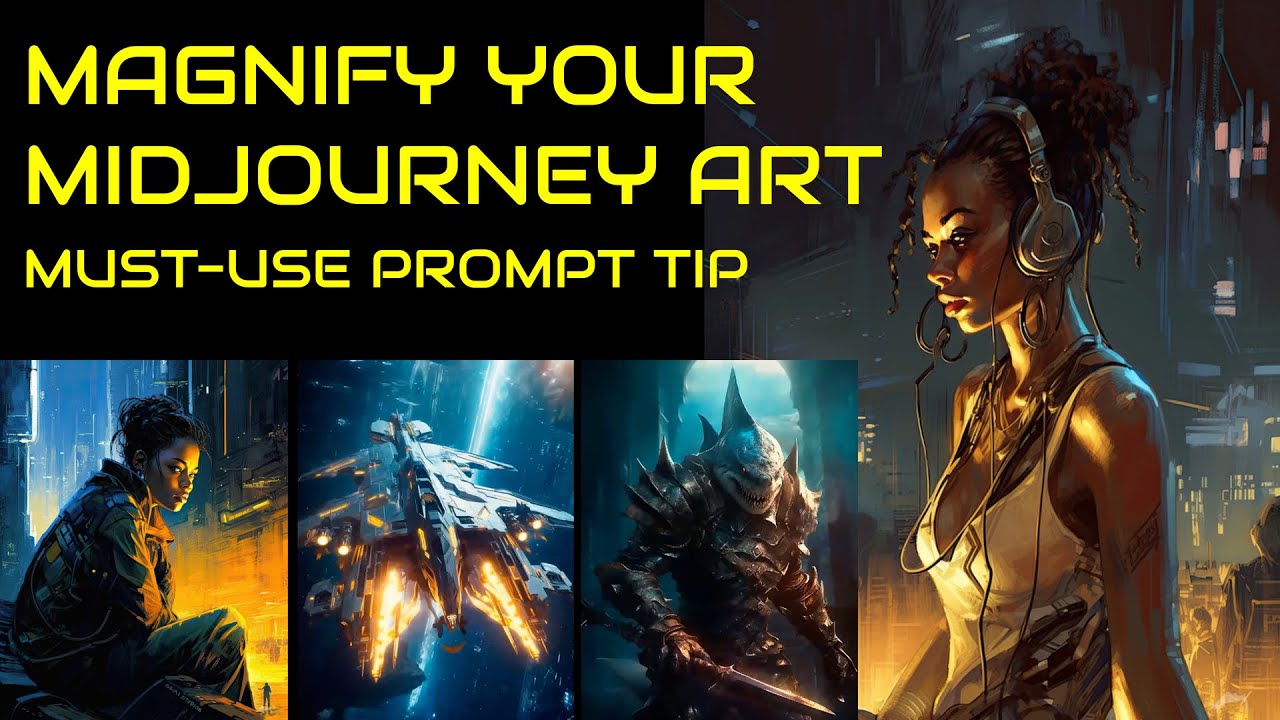 Magnify your Midjourney Art : Must-Use Prompt Tip - Improve Balance, Depth and Harmony