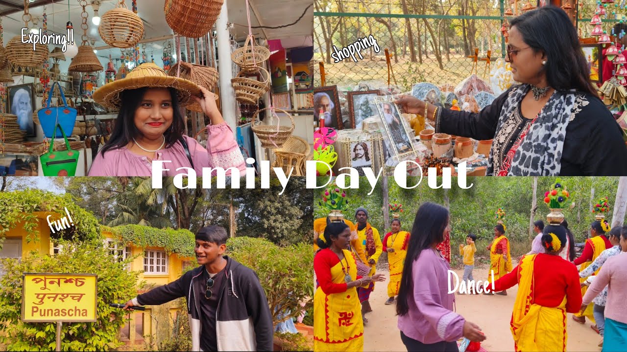 A day in *Shantiniketan* with my family | Vlog -2 | Slow & Peaceful