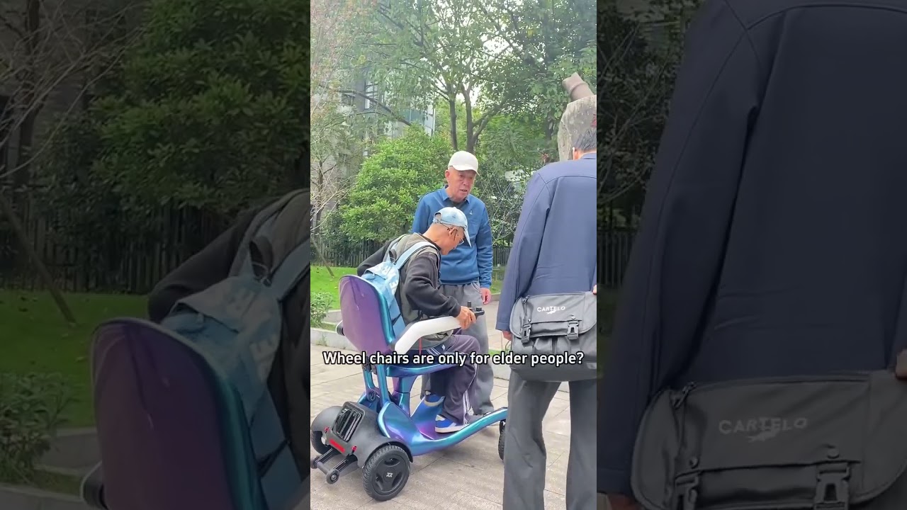 “Who says mobility devices are just for seniors? 😎