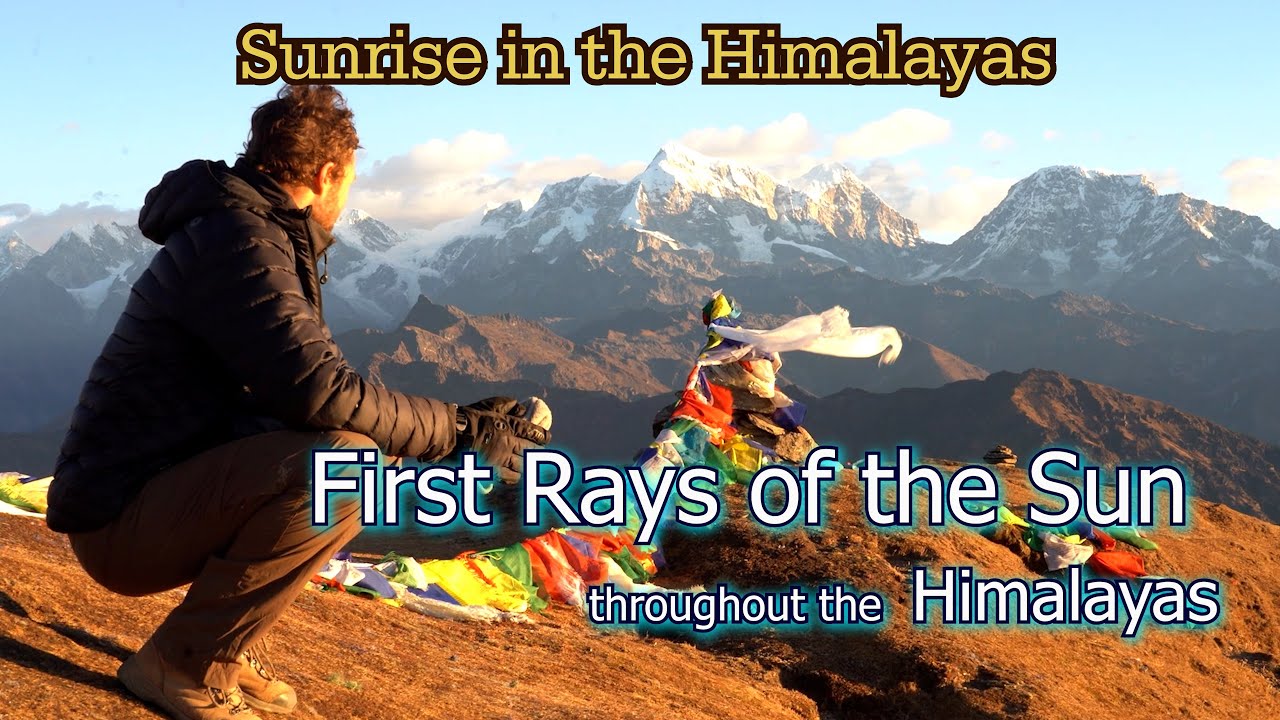 Pikey Peak Sunrise (Great himalian range view)  #ght #sunrise #mountains #nepal #new #views #travel
