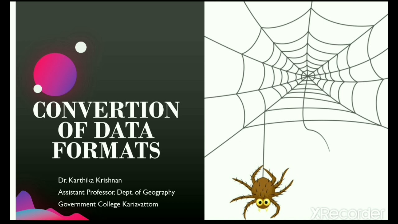 DATA CONVERSION IN GIS- RASTERIZATION & VECTORIZATION