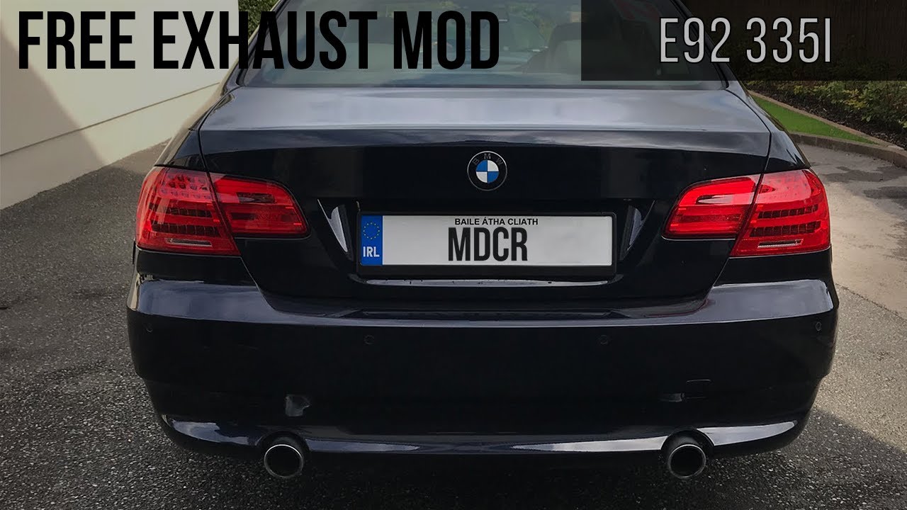 Make your BMW E92 335i louder for FREE! | Exhaust valve mod